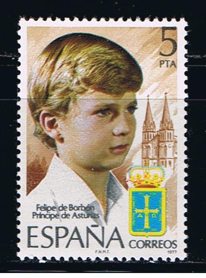 Edifil  2449  Felipe de Borbón, Príncipe de Asturias.  