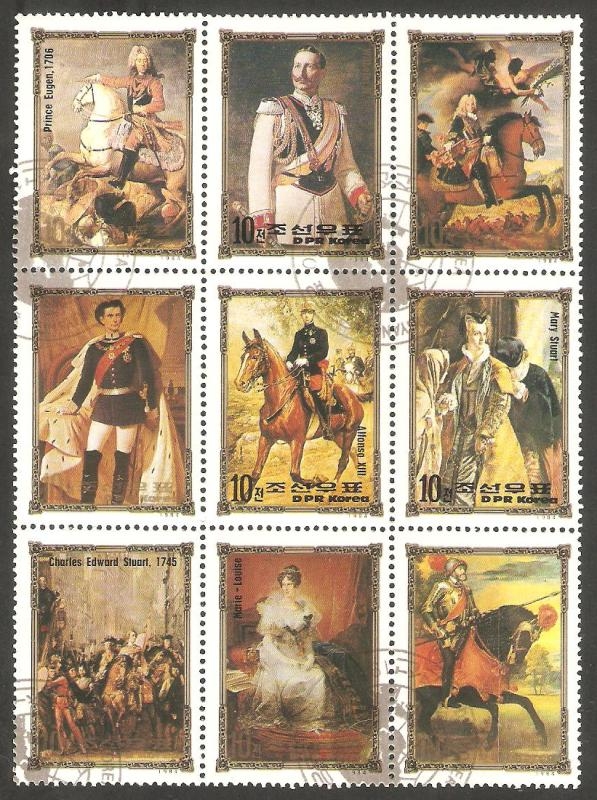 1785 - Monarcas de Europa