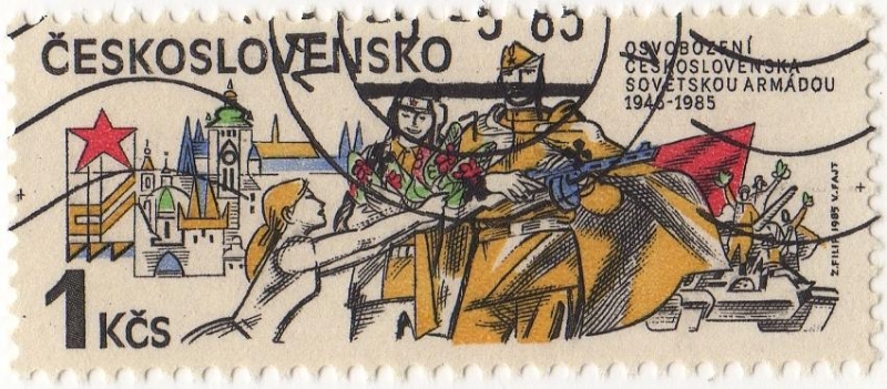 OSVOBOZENI CESKOSLOVENSKA SOVETSKOU ARMADOU 1945-1985