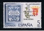 Edifil  2549  50 Aniver. del sello de recargo de la Exposición de Barcelona.  