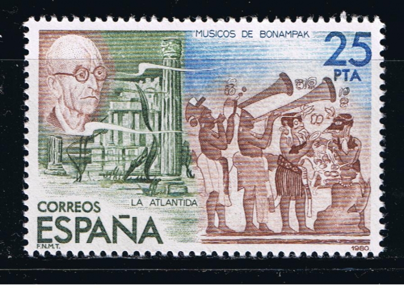 Edifil  2579  Exposición Filatélica de América y Europa, Espamer´80  