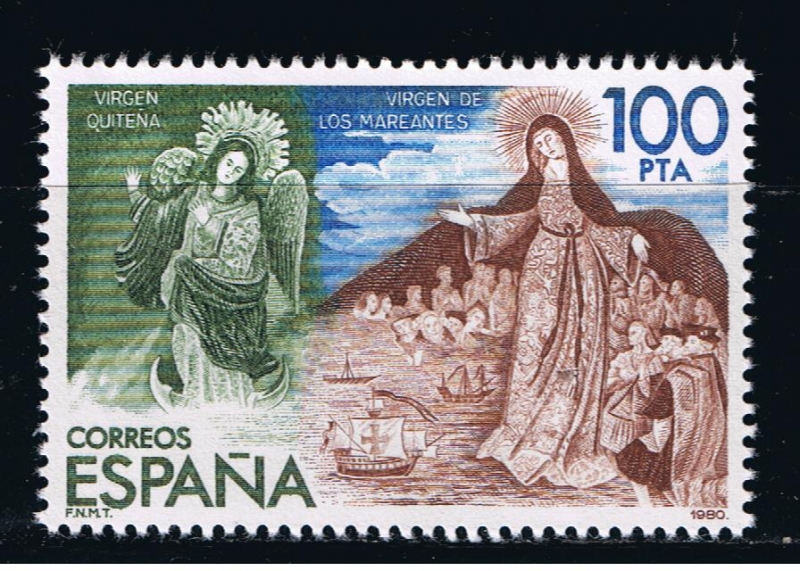 Edifil  2582  Exposición Filatélica de América y Europa, Espamer´80  