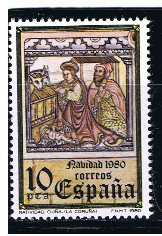 Edifil  2593  Navidad´80  