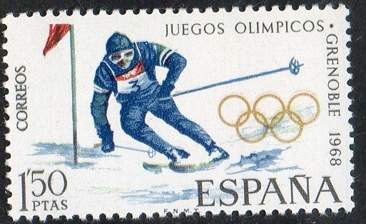 1851- X Juegos Olímpicos de invierno en Grenoble. Esquí. 