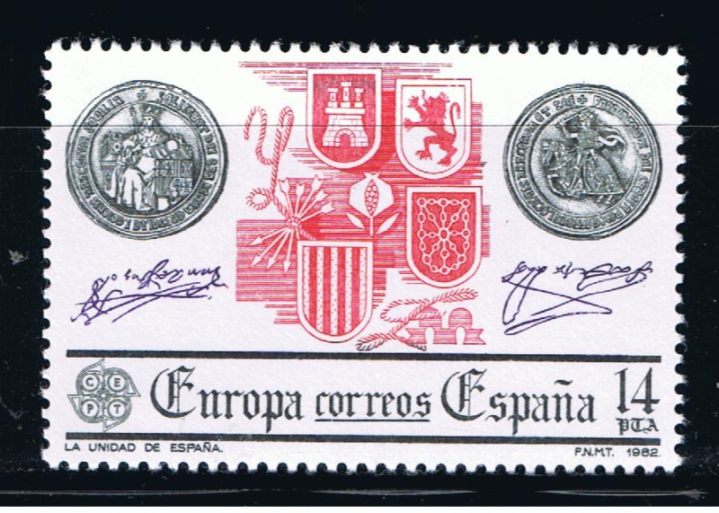 Edifil  2657  XXIII serie Europa.  