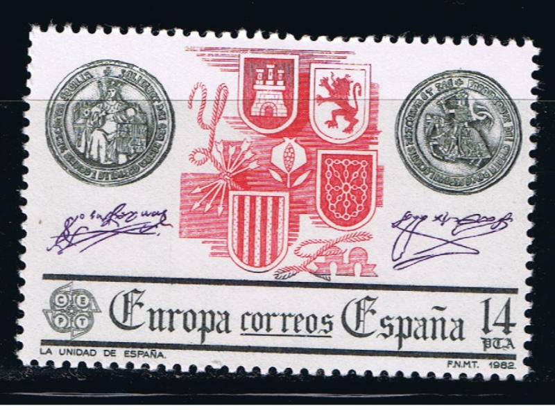 Edifil  2657  XXIII serie Europa.  