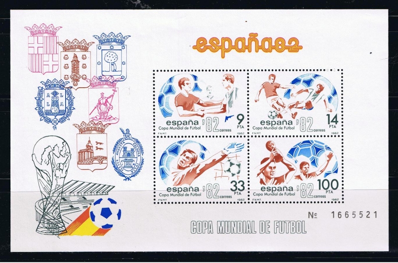 Edifil  2664  Copa Mundial de Fútbol España ´82.  
