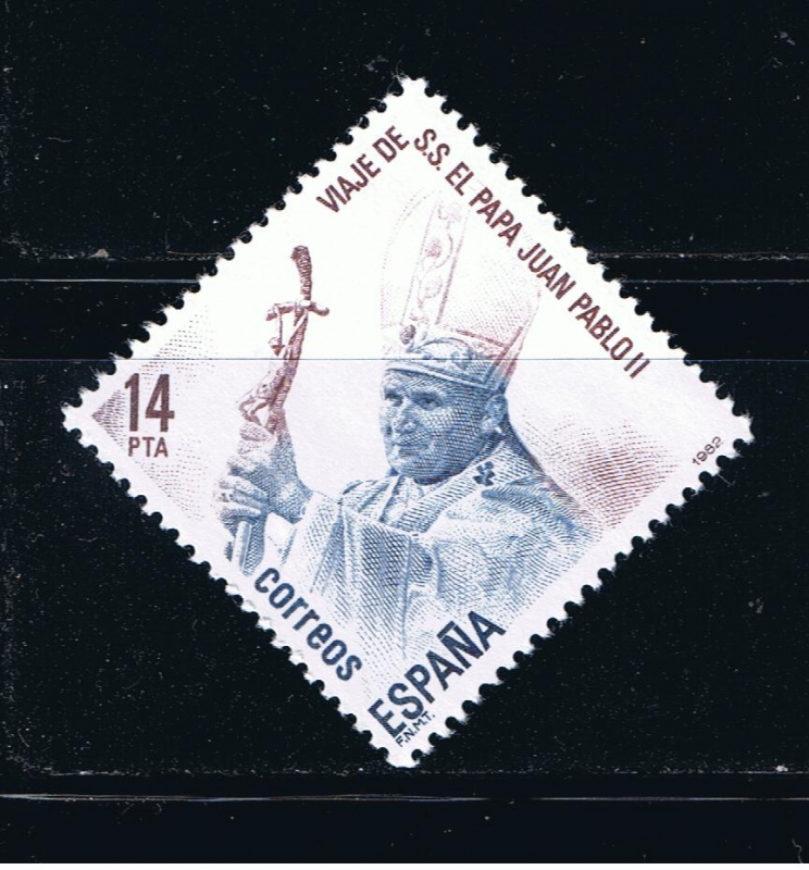 Edifil  2675 Visita de S.S. el Papa Juan Pablo II a España.  