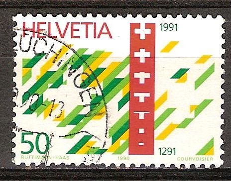 700a Aniv (1991) de la Confederación Suiza.