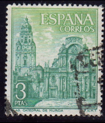 1969 Serie Turística. Catedral de Murcia - Edifil:1936