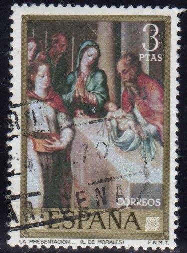 1970 Día del Sello. Luis de Morales 