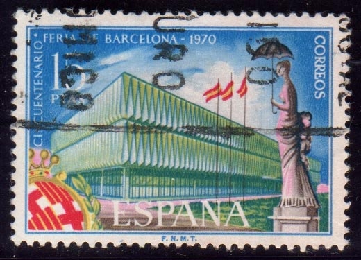 1970 Cincuentenario de la Feria de Barcelona - Edifil:1975