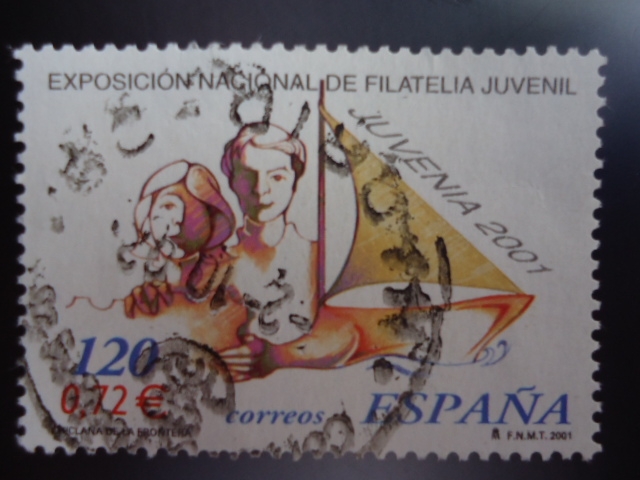 Ed:3781.-Exposición Nacional de Filatélia Juvenil -Juvenia 2001.