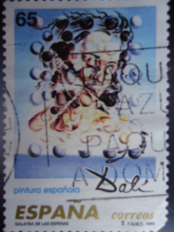 Ed:3295 - Pintura Española: Salbador Daly -Galatea de las Esferas - 