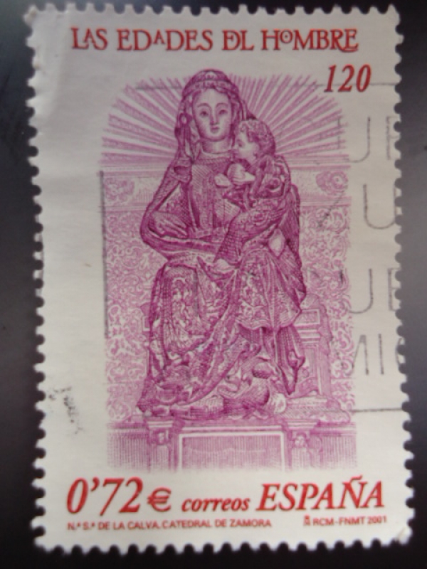 Ed:3809-¨¨Las Edades del Hombre¨-Virgen de la Calva Catedral de Zamora (Talla Románica)