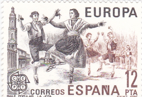 Europa-CEPT 1981-Baile popular La Jota          (o)