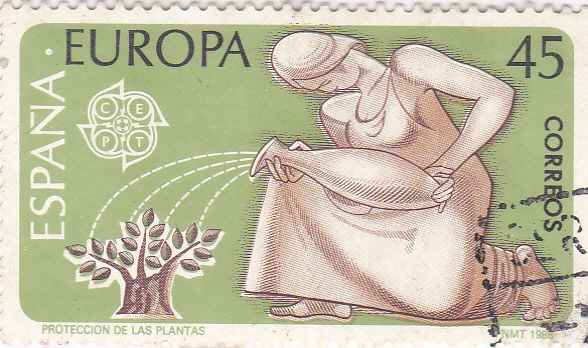 Europa-CEPT 1986 -Protección de las Plantas          (o)