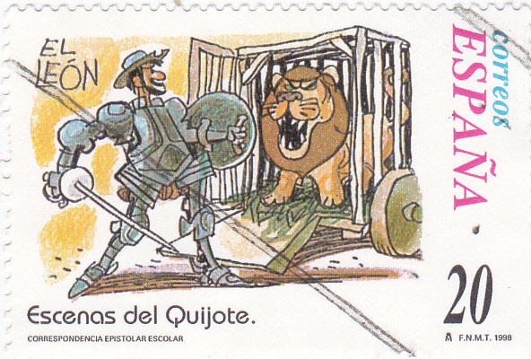 Escenas del Quijote- EL LEON                      (O)