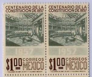 CENTENARIO DE LA CONSTITUCION  DE 1857