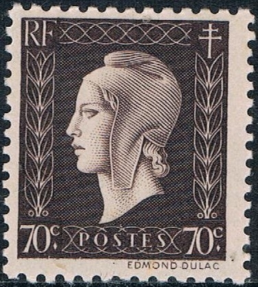 MARIANNE DE DULAC 1945. Y&T Nº 687