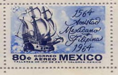 1564  AMISTAD MEXICANA FILIPINA 1964