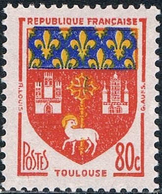 ESCUDOS DE PROVINCIAS 1958. TOULOUSE. Y&T Nº 1182. RESERVADO