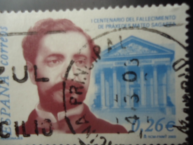 Ed:3962-I Centenario del fallecimiento del Ing. Práxedes Mateo Sagasta