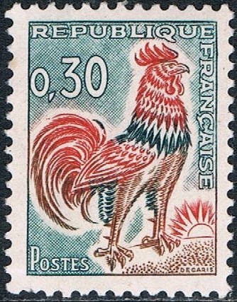 GALLO DE DECARIS 1962. Y&T Nº 1331A