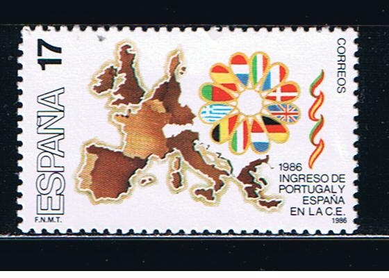 Edifil  2826   Ingreso de Portugal y España en la Comunidad Europea.  