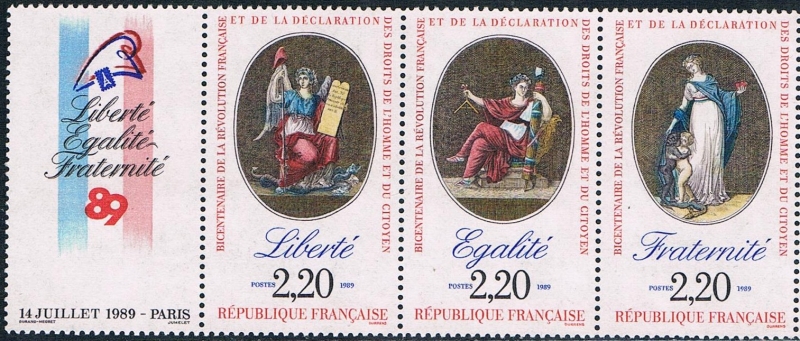 BICENTENARIO DE LA REVOLUCIÓN FRANCESA. M 2143-45