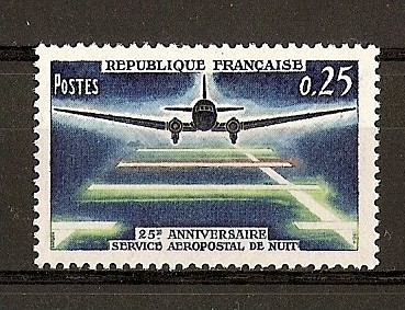 25 Aniversario del correo aereo de noche.