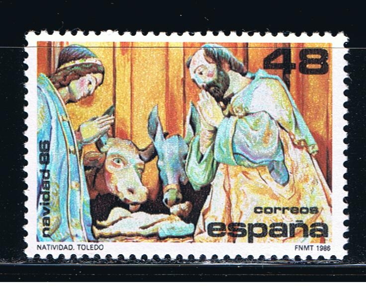 Edifil  2868  Navidad¨86.  