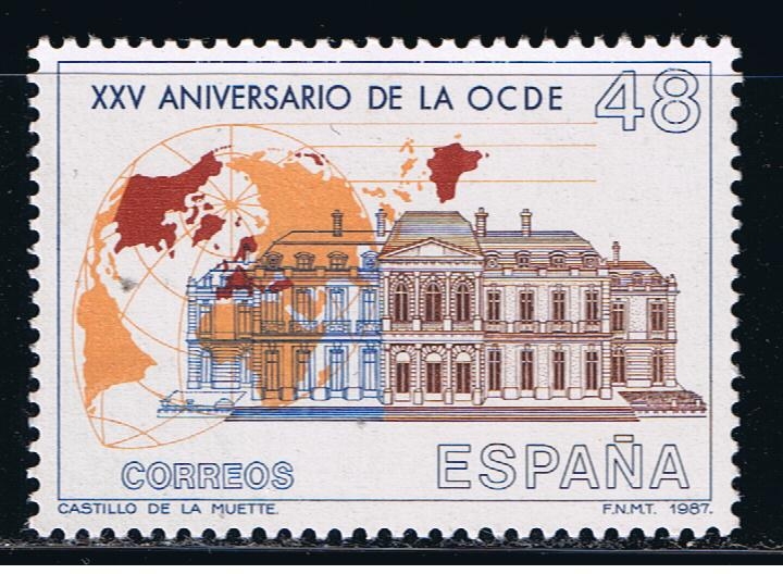 Edifil  2874   XXV Aniversario de la OCDE.  