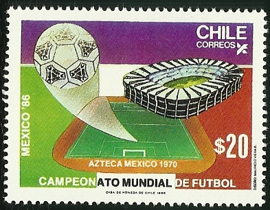 CAMPEONATO MUNDIAL DE FUTBOL MEXICO 86 - ESTADIO AZTECA MEXICO 