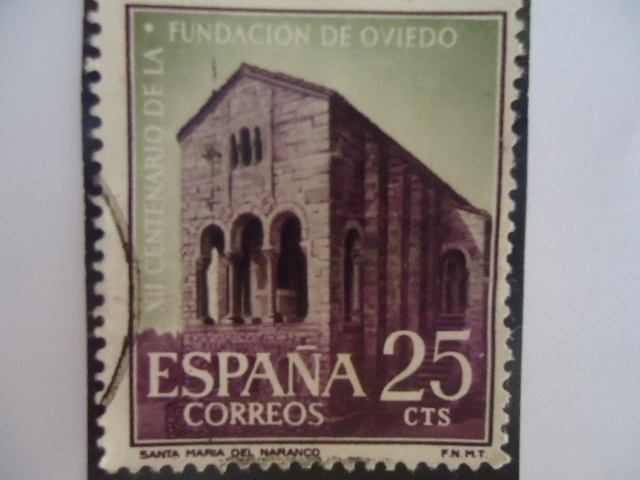 Ed:1394- XII Cent.de la Fundación de OVIEDO- ¨Santa María del Naranco