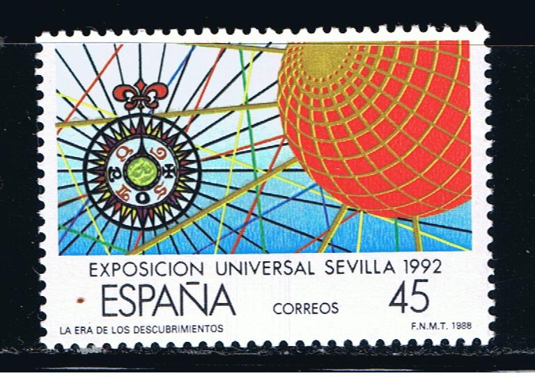 Edifil  2940  Exposición Universal de Sevilla.  