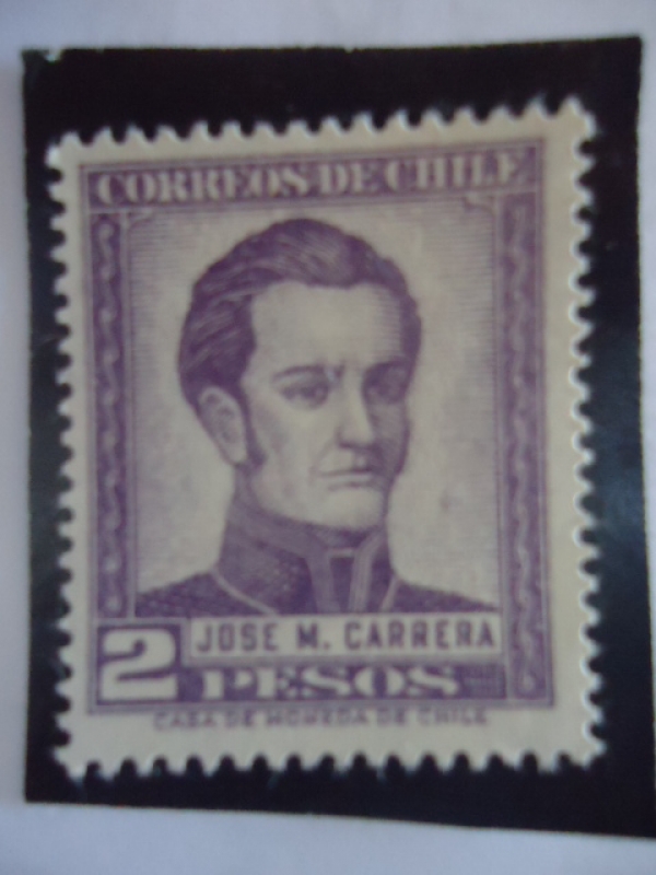 Militar:José Miguel Carrera Verdugo 1785-1821.(Pres. de la junta provicional de Gobierno 1811 al 181