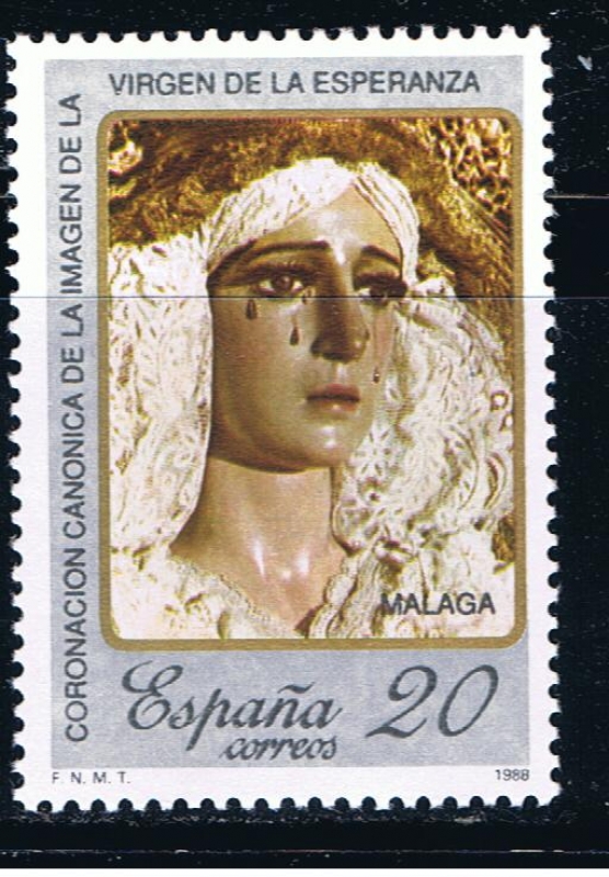 Edifil  2954  Coronación Canónica de la imagen de la Virgen de la Esperanza.  Málaga.  