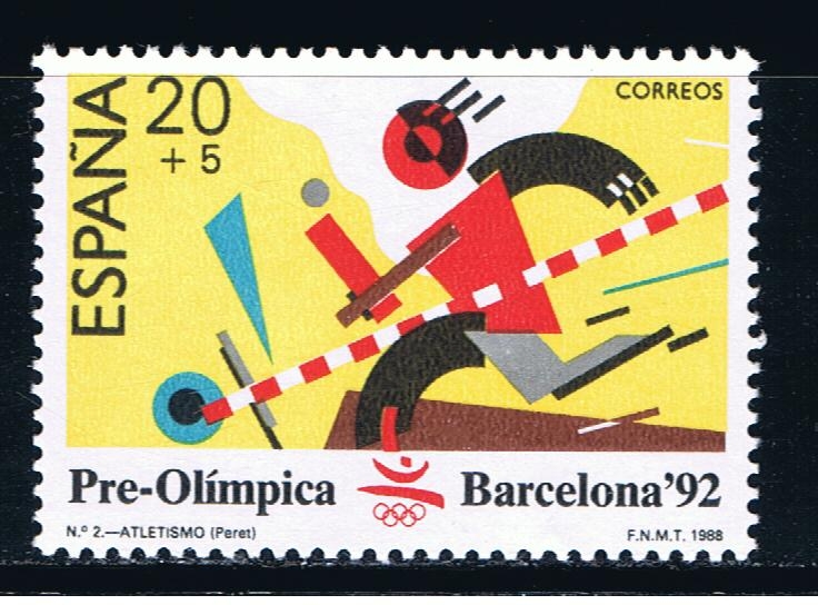 Edifil  2964  Barcelona´92  I  serie Pre-Olímpica.  