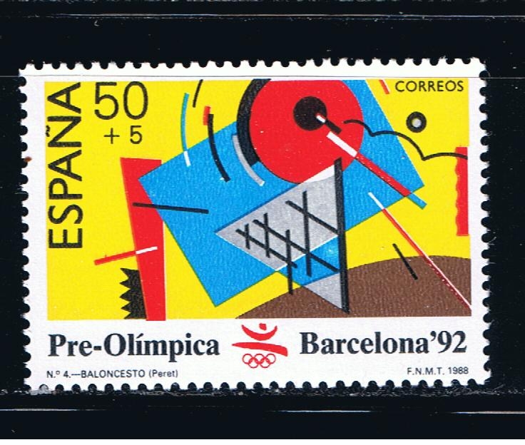 Edifil  2966  Barcelona´92  I  serie Pre-Olímpica.  