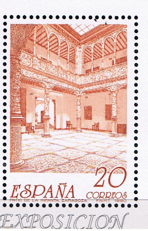 Edifil  3067  Exposición Filatélica Nacional. Exfilna´90.  