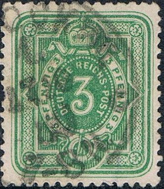 CIFRAS Y ESCUDO 1879. Y&T Nº 36