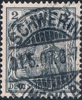 ALEGORIA DE GERMANIA 1902-04. LEYENDA: DEUTCHES REICH. Y&T Nº 66