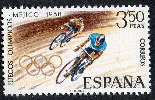 1887- XIX Juegos Olimpicos en Méjico. Ciclismo.