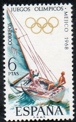 1888- XIX Juegos Olimpicos en Méjico. Vela.