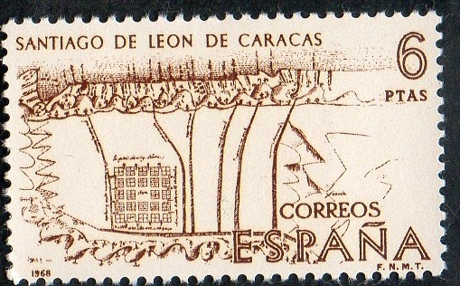 1893- Forjadores de América. Plano de Santiago de León de Caracas.