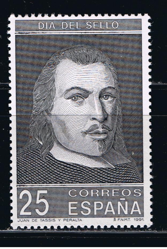 Edifil  3110  Día del Sello.  · Retrato de Juan de Tassis y Peralta, II Conde de Villamediana. 