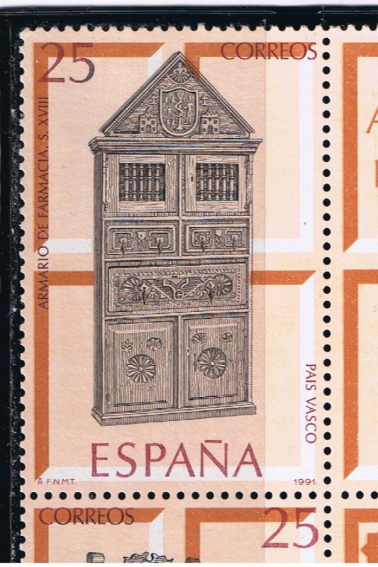 Edifil  3127  Artesanía Española (Muebles ).  