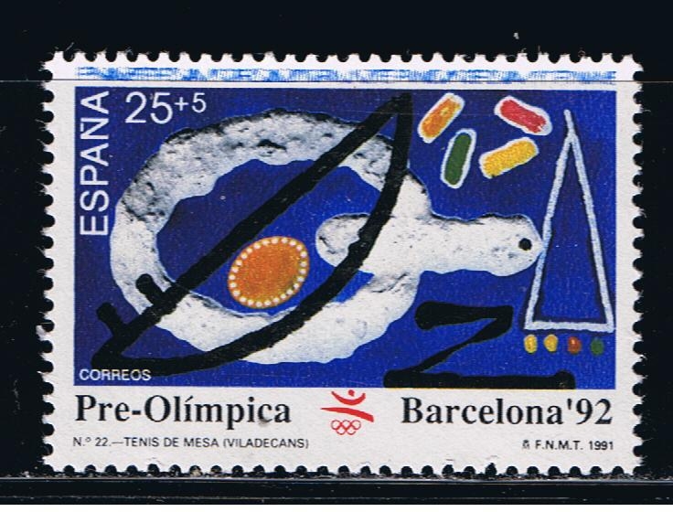 Edifil  3135  Barcelona´92.  VIi Serie Pre-Olímpica. 