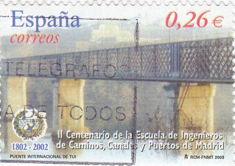 II Centenario de la Escuela de Ingenieros de Caminos, Canales y Puertos de Madrid     (P)